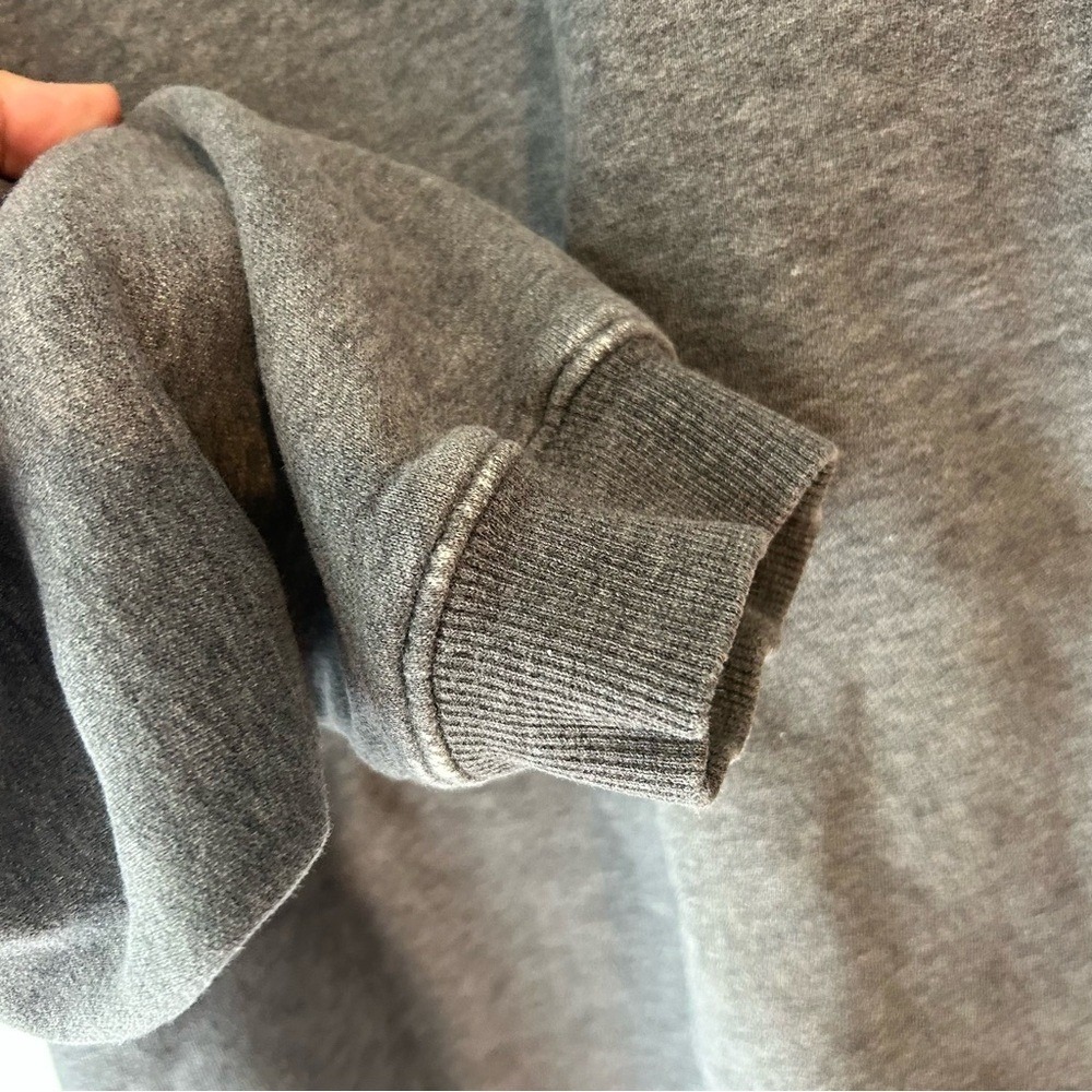 Columbia Mens XXL Charcoal Gray Heather Crewneck Fleece Sweatshirt Relaxed Fit - Picture 3 of 9
